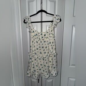 WeWoreWhat Cream Floral Dress